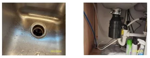 Garbage disposal and plumbing repair reference photographs